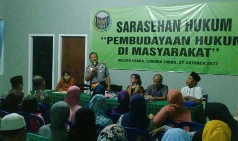 KY Ajak Masyarakat Selong Sadar Hukum 