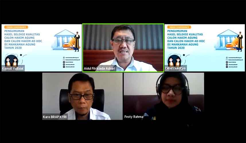 KY Pastikan Protokol Kesehatan Ketat dalam Seleksi Kesehatan dan Kepribadian KY Pastikan Protokol Kesehatan Ketat dalam Seleksi Kesehatan dan Kepribadian