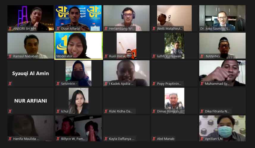 Penghubung KY Jatim Gelar Webinar Nasional Penghubung KY Jatim Gelar Webinar Nasional