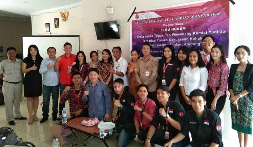 Mahasiswa Universitas Prisma Field Study di Penghubung KY Sulut