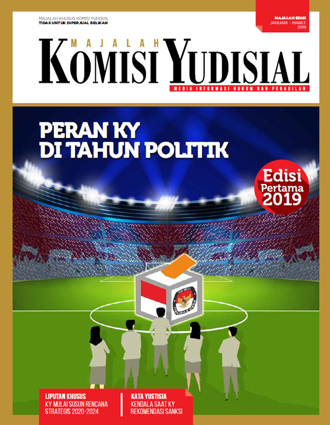Majalah Komisi Yudisial edisi Januari-Maret 2019