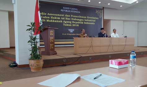 KY Gelar Seleksi Tahap III Calon Hakim Ad Hoc Hubungan Industrial di MA KY Gelar Seleksi Tahap III Calon Hakim Ad Hoc Hubungan Industrial di MA