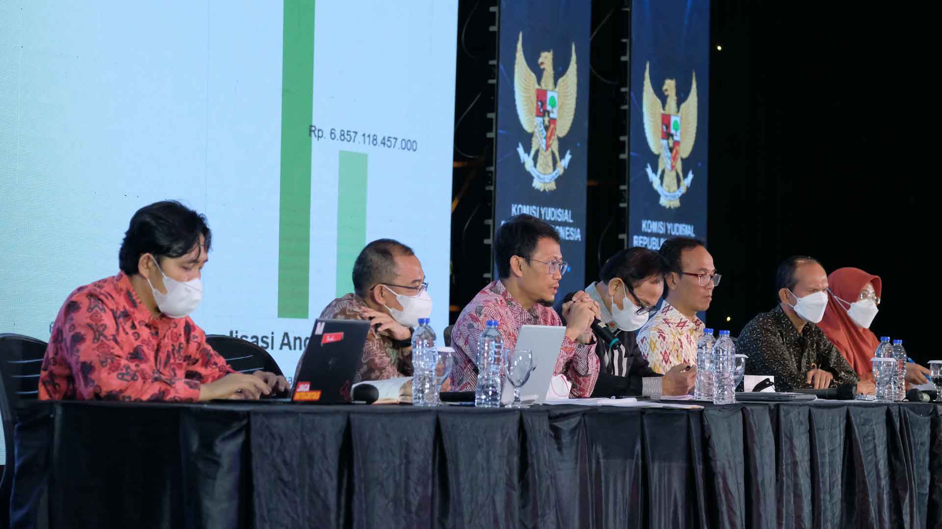 Realisasi Anggaran KY Semester I TA 2022 Sebesar 43,12% Realisasi Anggaran KY Semester I TA 2022 Sebesar 43,12%