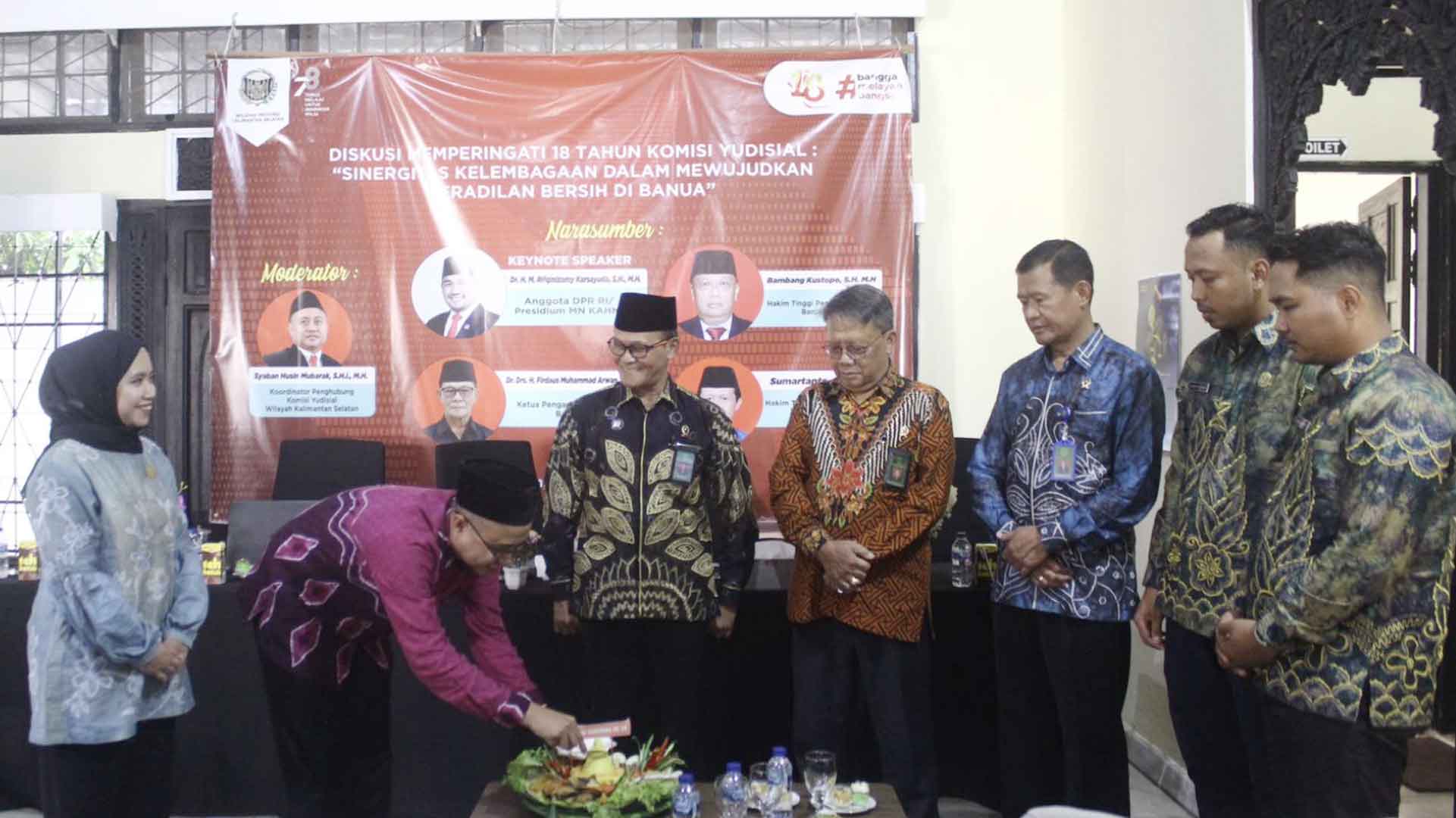 Penghubung KY Kalimantan Selatan Ajak Mahasiswa Aktif Awasi Perilaku Hakim