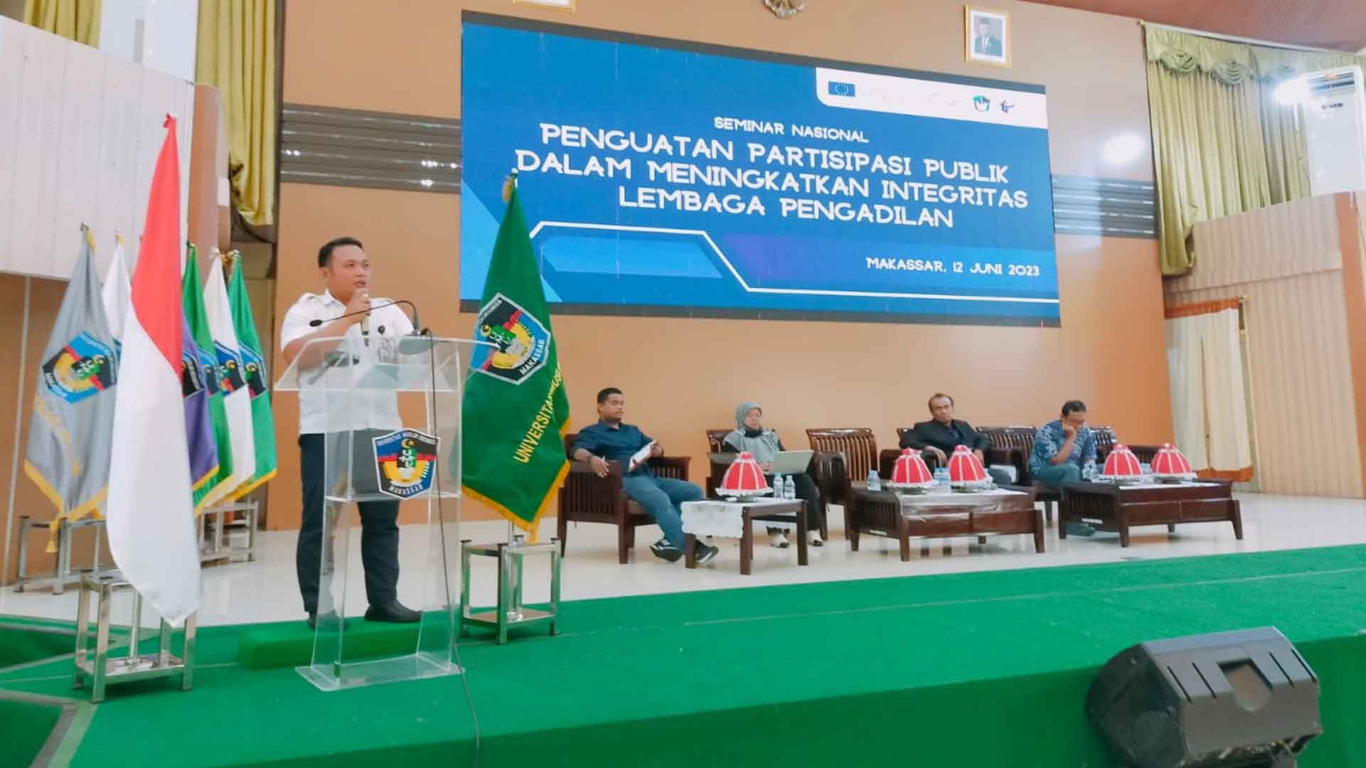 Penghubung KY Sulsel Penuhi Undangan Sebagai Panelis Seminar Nasional