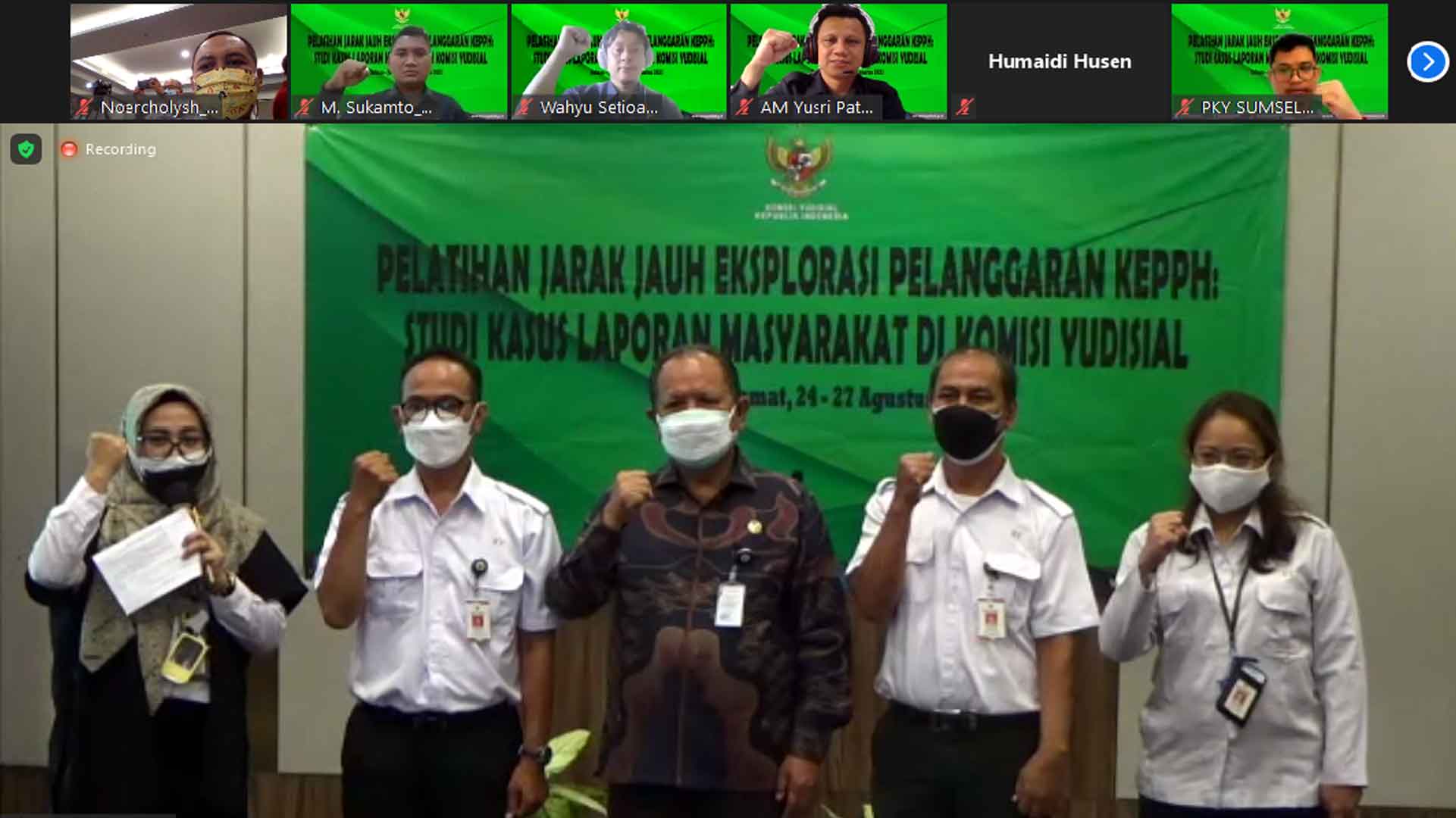 KY Gelar Pelatihan Eksplorasi KEPPH Bagi Hakim di Sulawesi Tenggara Secara Virtual