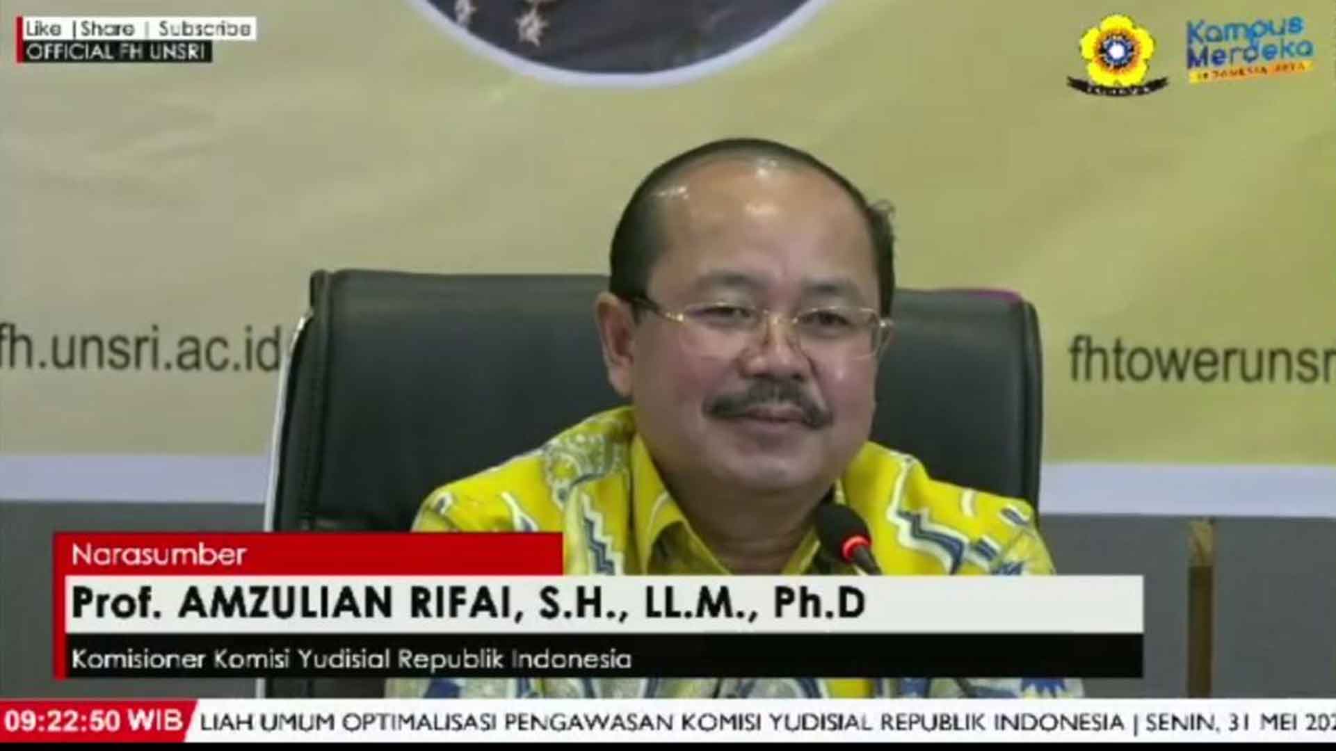 Optimalisasi Sinergi dan Peran KY dalam Pengawasan Hakim Optimalisasi Sinergi dan Peran KY dalam Pengawasan Hakim