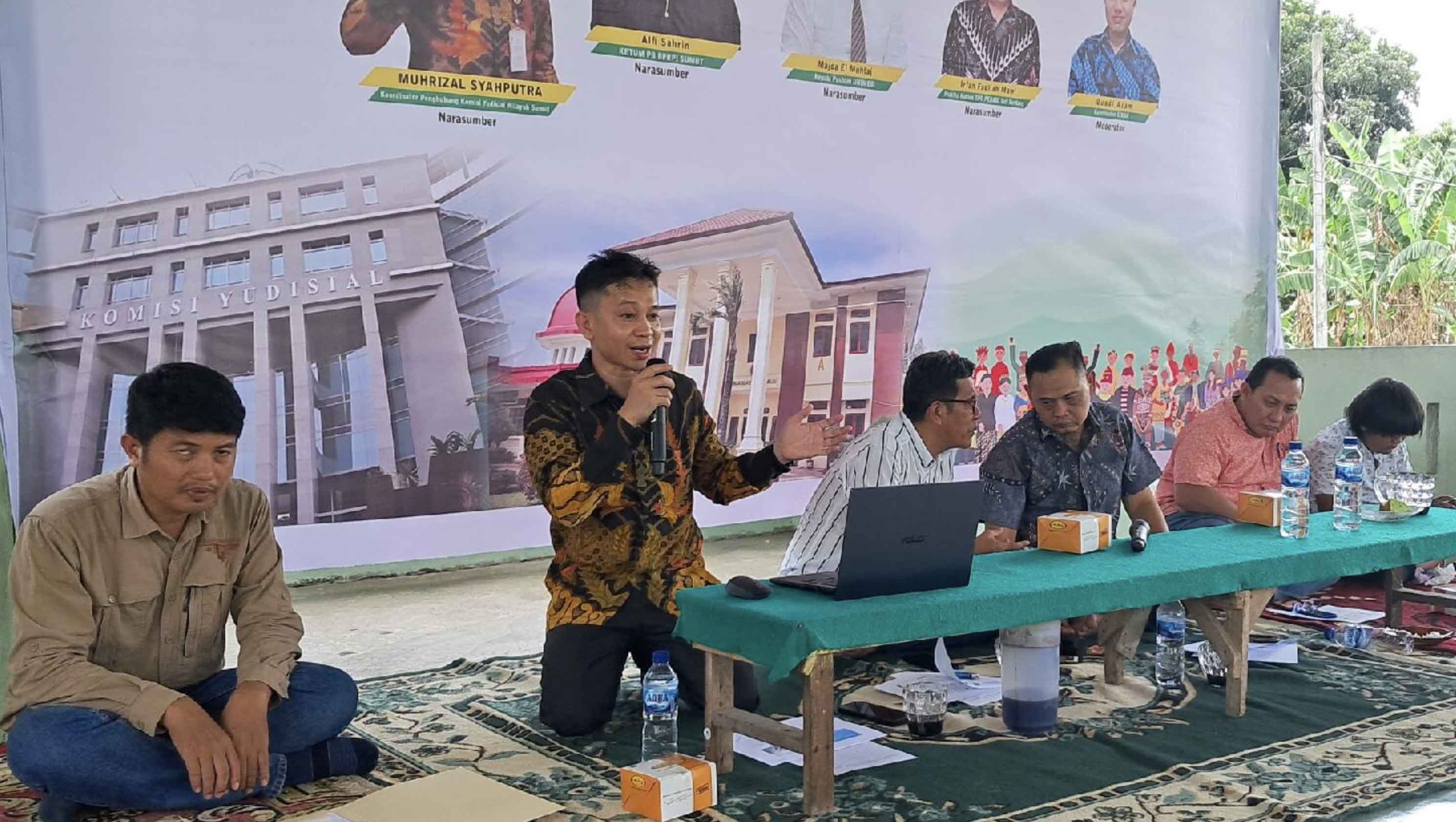 Kenalkan KY, Penghubung KY Sumut Gandeng Masyarakat Adat Deli Serdang