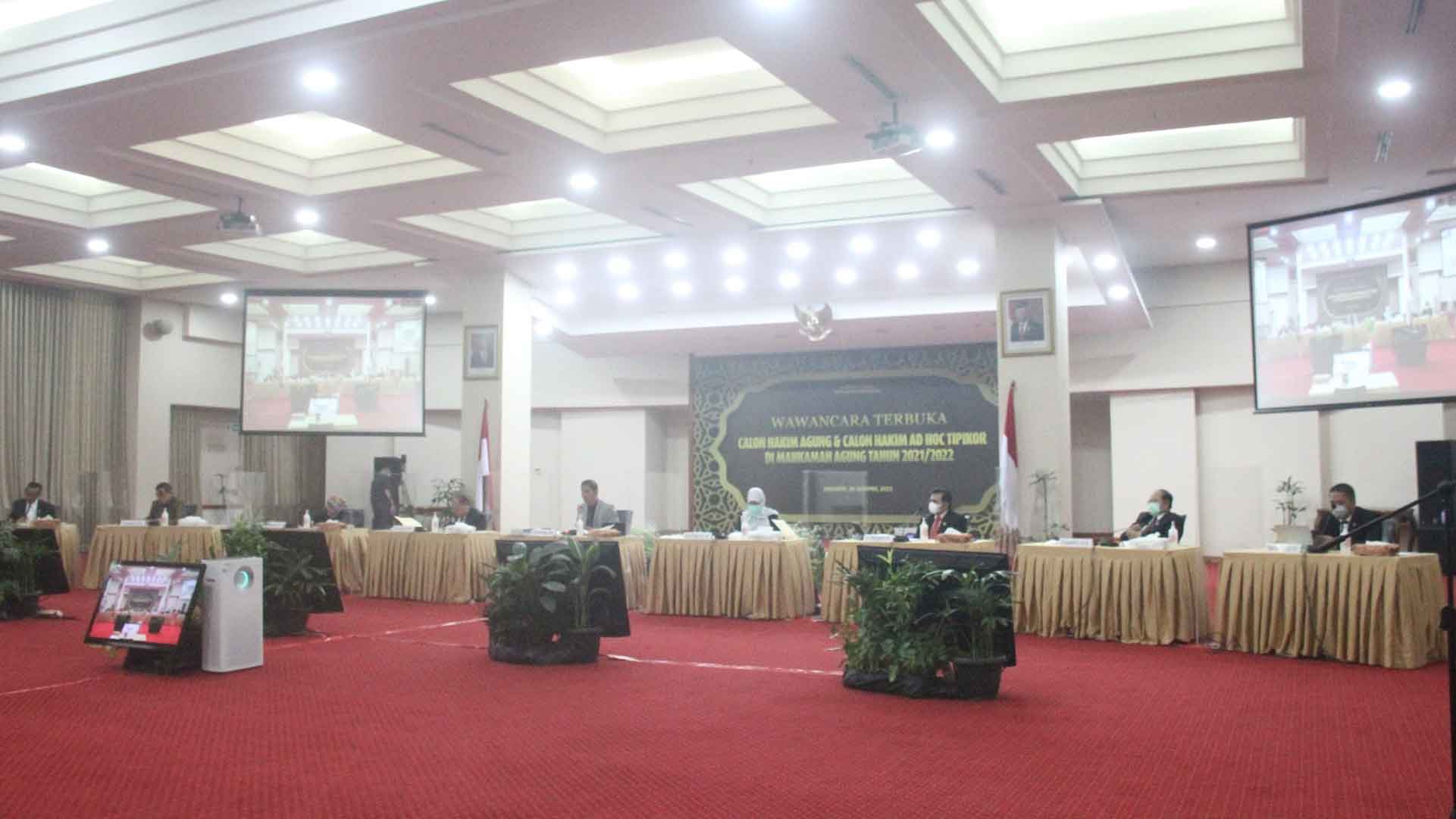 KY Gelar Seleksi Wawancara 21 Calon Hakim Agung dan ad hoc Tipikor di MA KY Gelar Seleksi Wawancara 21 Calon Hakim Agung dan ad hoc Tipikor di MA