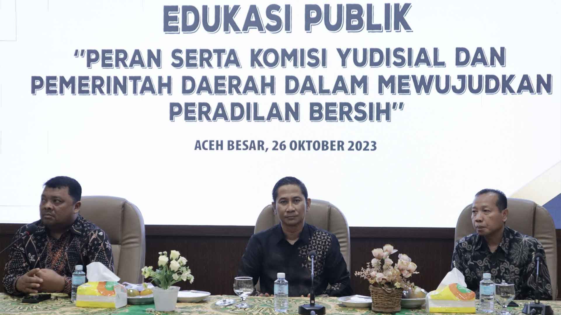 KY dan Pemkab Aceh Besar Gelar Edukasi Publik Wujudkan Peradilan Bersih