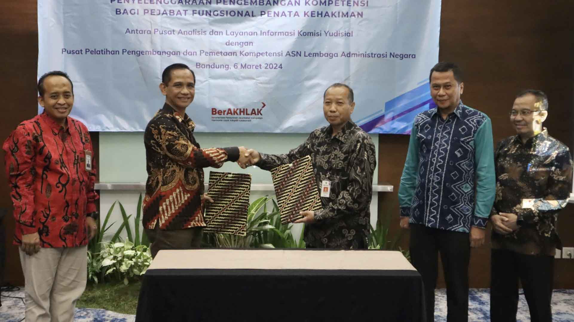 KY dan LAN Sepakat Kembangkan Kompetensi Penata Kehakiman