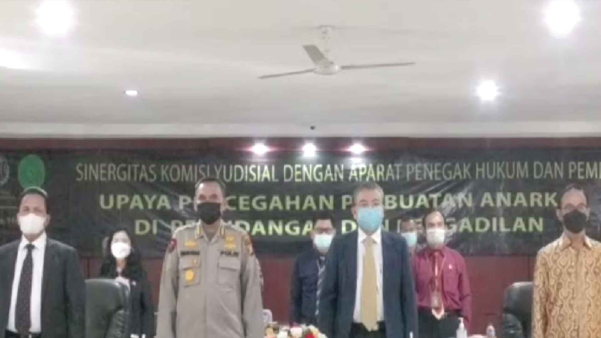 KY Bersinergi APH Mencegah Terjadinya Perbuatan Merendahkan Kehormatan Hakim KY Bersinergi APH Mencegah Terjadinya Perbuatan Merendahkan Kehormatan Hakim