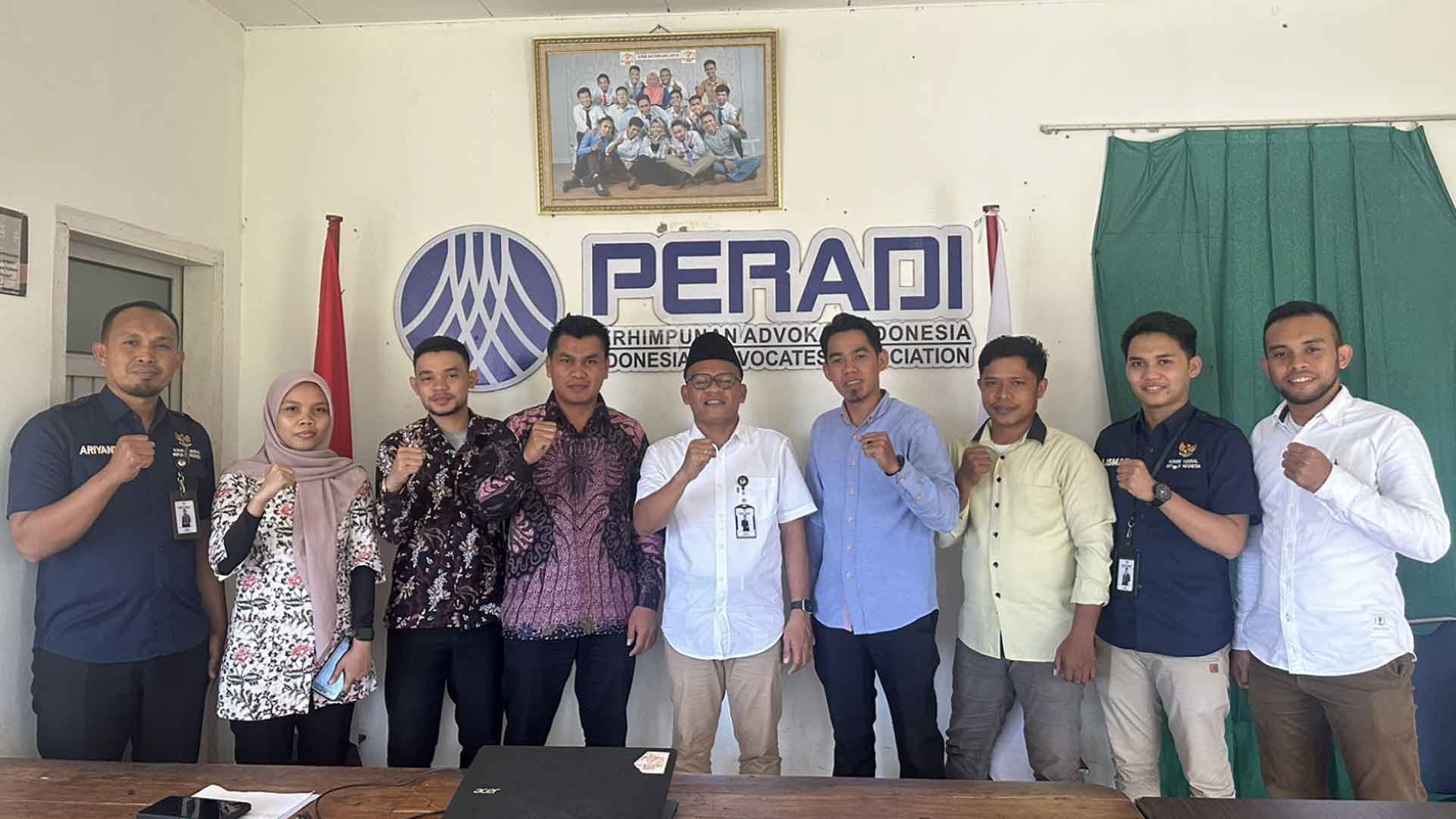 Perluas Jejaring, Penghubung KY Sulawesi Tenggara Sambangi Organisasi Advokat