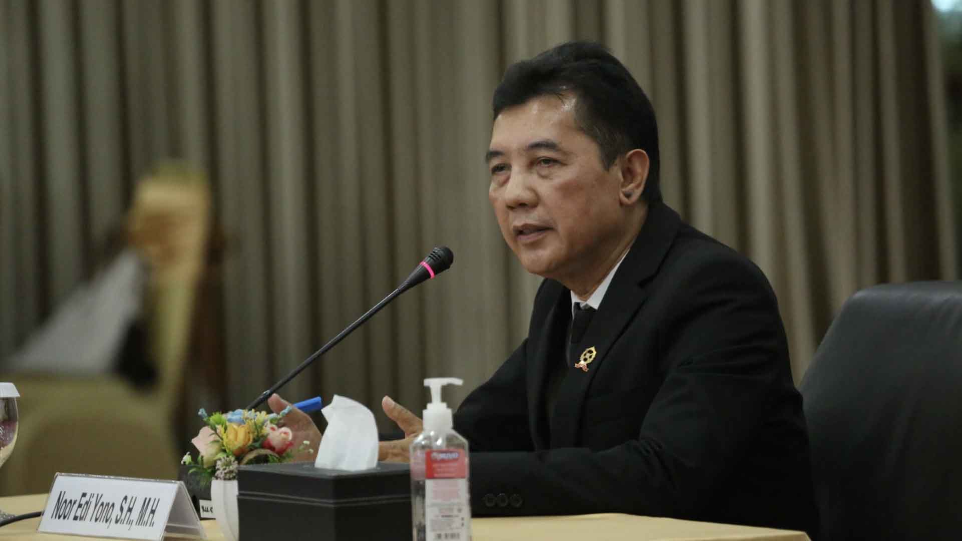 CHA Noor Edi Yono: Bawas MA Tidak Berwenang Mengawasi Hakim Agung CHA Noor Edi Yono: Bawas MA Tidak Berwenang Mengawasi Hakim Agung