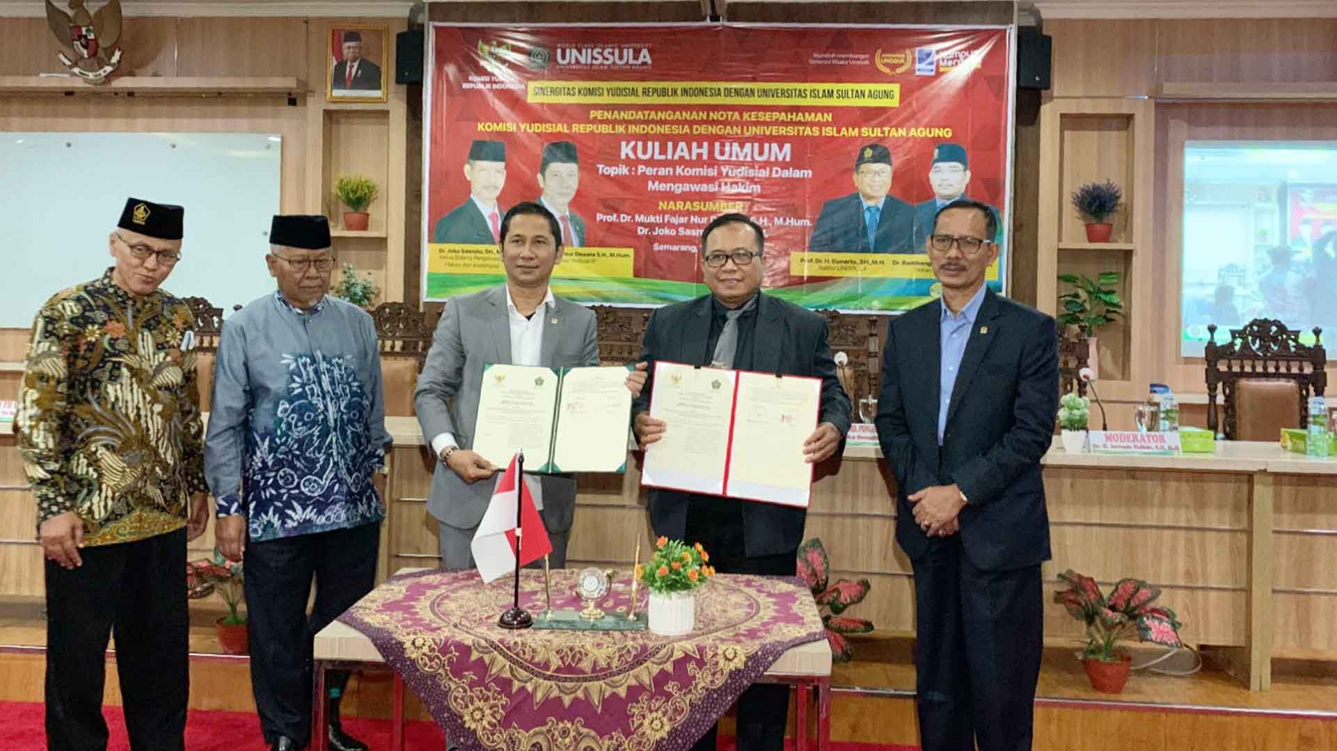 KY dan Unissula Tanda Tangani Nota Kesepahaman