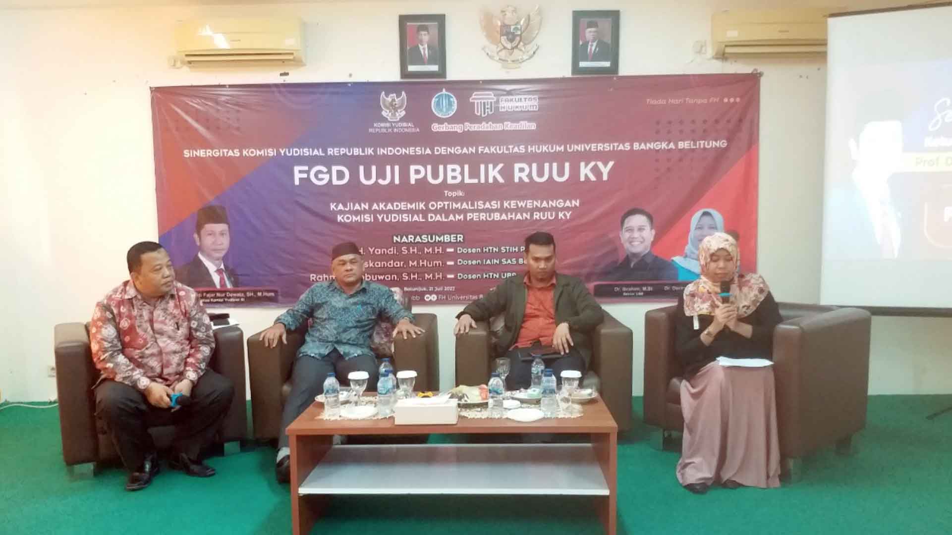 KY Gelar FGD Uji Publik RUU KY